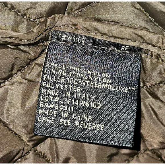 NWD Rainforest Women’s Brown Polyester Thermoluxe Puffer Jacket Size Small 1753 - Picture 12 of 14